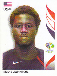 Eddie Johnson USA samolepka Panini World Cup 2006 #356